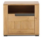 Szafka nocna LEWA YORK Y-16 dąb grandson/grafit        