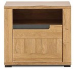 Szafka nocna PRAWA YORK Y-17 dąb grandson/grafit      