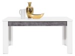 Stół rozkładany  160 BRANDO B10 biały/beton 