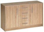Komoda Genewa 2 dąb sonoma