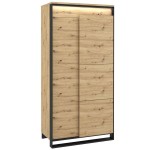 Szafa QUANT 95cm  QA-1  dąb artisan + czarny