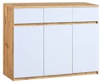 Komoda ARCA AR6 DOLMAR  dąb wotan/biel arktyczna  