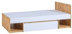 Łóżko ARCA AR9 DOLMAR  dąb wotan/biel arktyczna   
