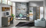 Meble WERSO dąb riviera/biały brylantowy, antracyt