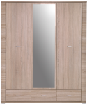 Szafa otwierana z lustrem GRESS 3d3s dąb sonoma     