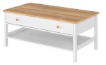 Stolik kawowy STORY  SO-15 biały/dąb nash  