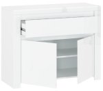 Komoda 2d1s LINGO biały/biały połysk