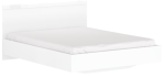 Łóżko 160 LINGO ze stelażem biały/biały połysk