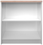 Regał otwarty TOP MIX 80 biały/ dąb sonoma   