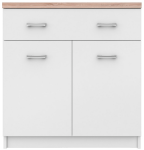Komoda TOP MIX 2d1s biały/dąb sonoma 