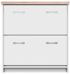 Szafka na buty TOP MIX 2k biały/ dąb sonoma    