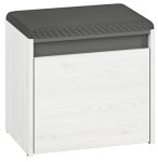 Szafka na buty HYGA 01 sosna snieżna/ antracyt / szary