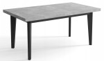 Stół rozkładany SKANDYNAWIA  200x100+2x50  LOFT 1 blat atelier jasny/ nogi czarne