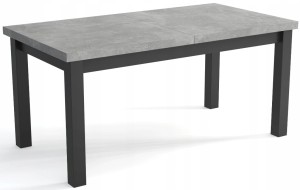 Stół rozkładany CLASSIC  200x100+2x50  atelier jasny/ czarny  