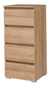 Wąska komoda C07 COSMO dąb riviera