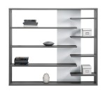 Regał prawy ZONDA ZO1 popiel/ biały połysk   