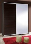 Szafa przesuwna 155 PENELOPA kasztan wenge+ lustro