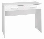 Biurko 100 SECCO biały/biały połysk  