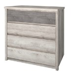 Komoda JAZZ 4s kasztan nairobi / onyx 