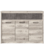 Komoda JAZZ 3d2s kasztan nairobi / onyx