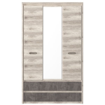 Szafa z lustrem JAZZ 3d4s kasztan nairobi/onyx