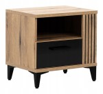 Szafka nonca LIVEO ARIS15 (L/P) 52cm dąb evoke + czarny