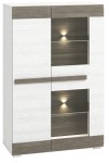 Witryna BLANCO 05 sosna śnieżna / MDF new grey  