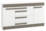 Komoda BLANCO 06 sosna śnieżna / MDF new grey   