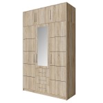 Szafa otwierana BALII D3 z nadstawką dąb sonoma