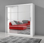 Szafa DAKOTA 160 biały + lustro