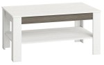 Ława 114cm BLANCO 12 sosna śnieżna / MDF new grey         
