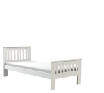 Łóżko drewniane  90x200 (antracyt/szare lub białe) LAURA 