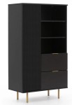 Regał 80 NUBIA RID2SZ czarny