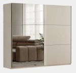 Szafa przesuwna VIGO 200 beż/ kaszmir + lustro  