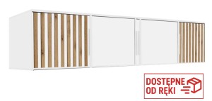 Nadstawka 196cm do szafy BALI LUX D4 biały/ wotan