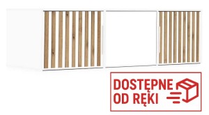 Nadstawka 150cm do szafy BALI LUX D3 biały/wotan