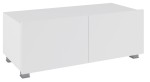 Szafka RTV 100 CALABRINI biały/ biały połysk